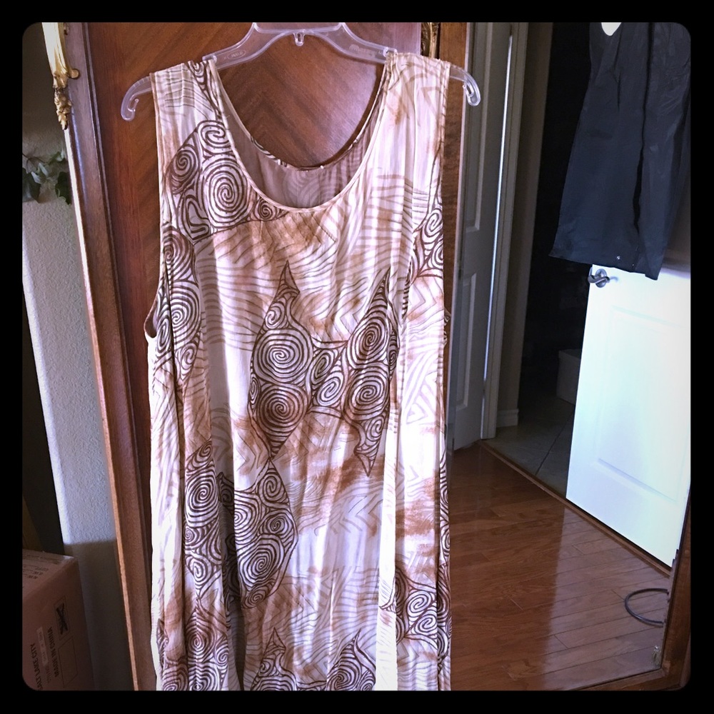 Sassy swing safari dress. It’s reversible.